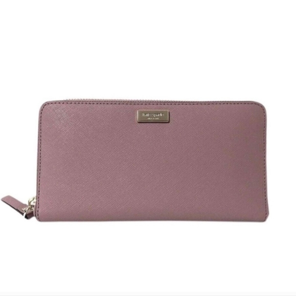 Kate Spade Continental Zip Wallet - Dusty Peony - Picture 1 of 13